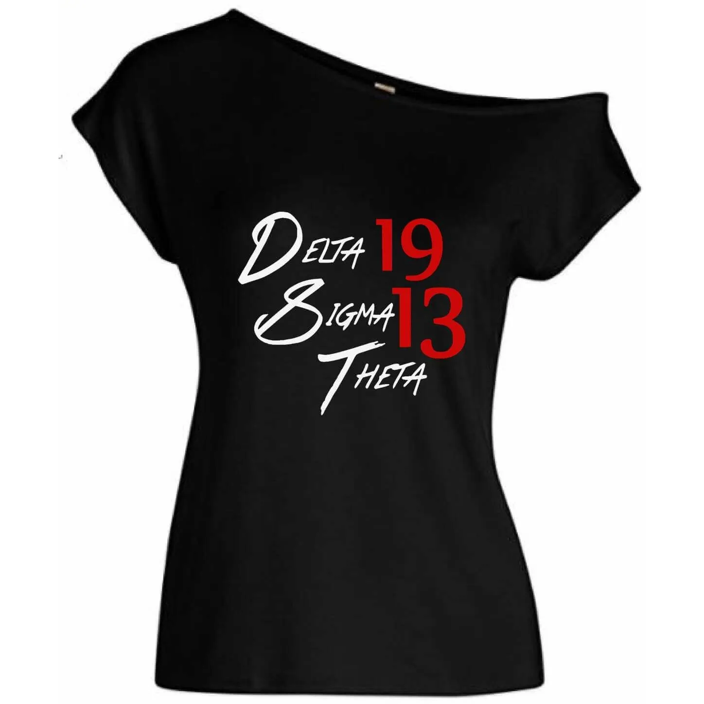 Delta Sigma Theta 1913 Off Shoulder Tee