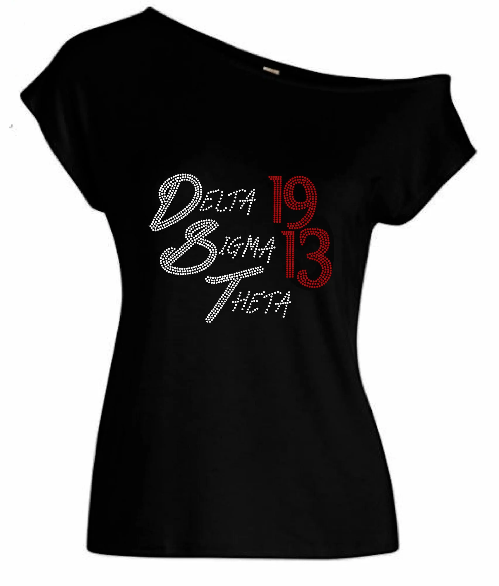 Delta Sigma Theta 1913 Off Shoulder Tee