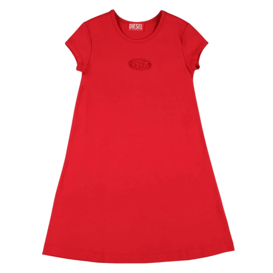 Diesel Red Logo Dress