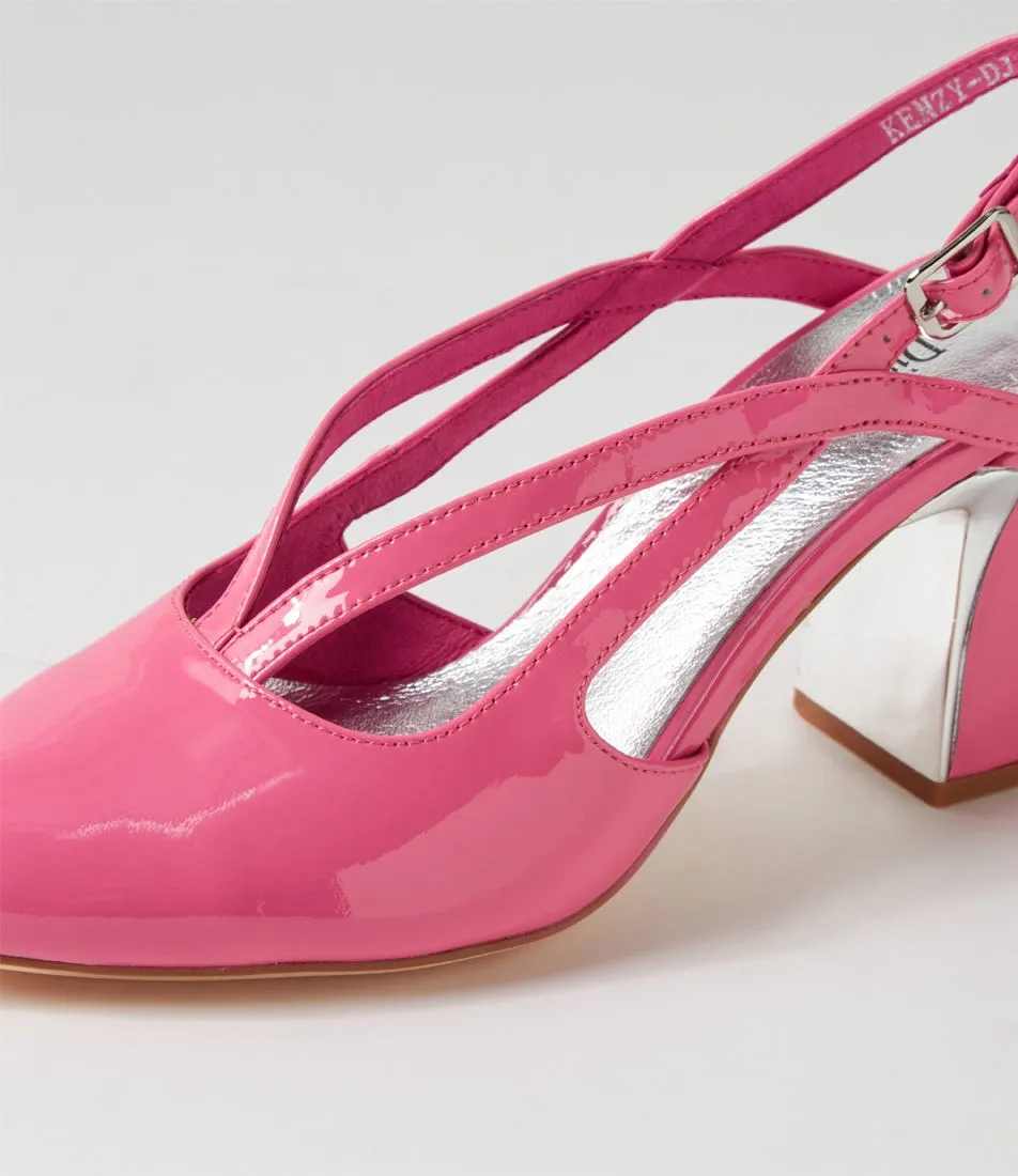 DJANGO & JULIETTE Kenzy Pretty Pink Patent Leather Heels