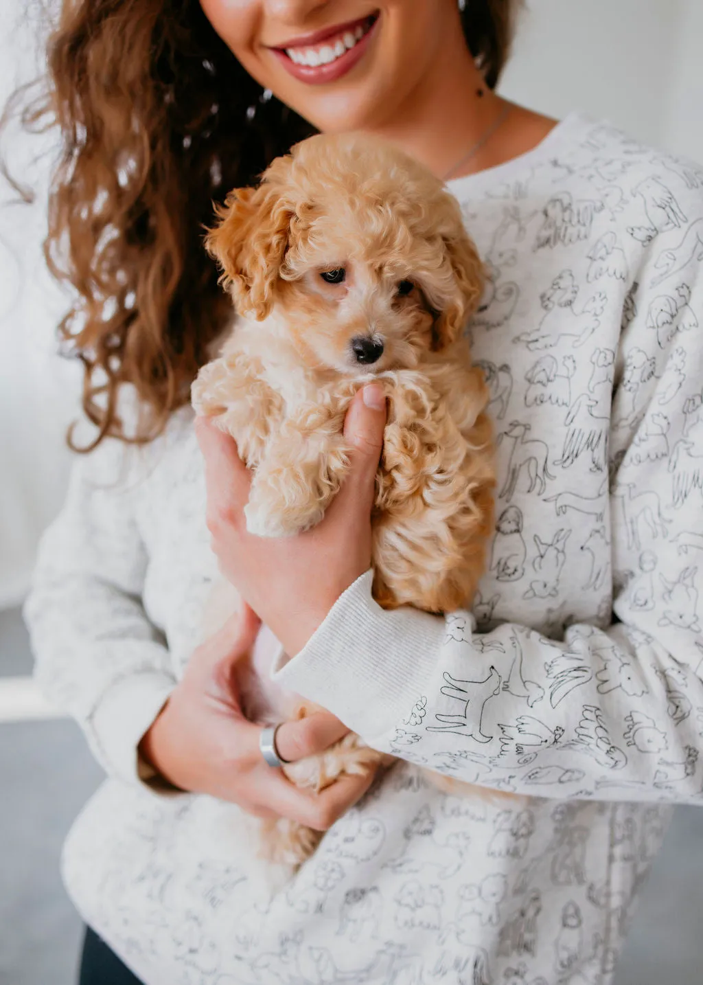 Dog Print Sweatshirt