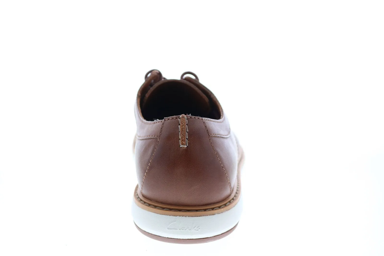 Draper Cap Mens Brown Leather Cap Toe Oxfords