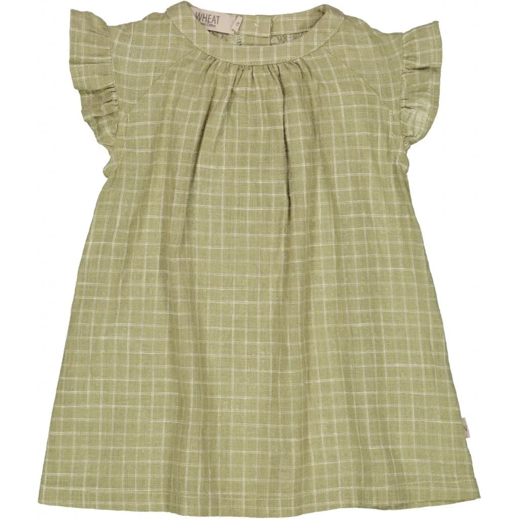 Dress Annabell - green check