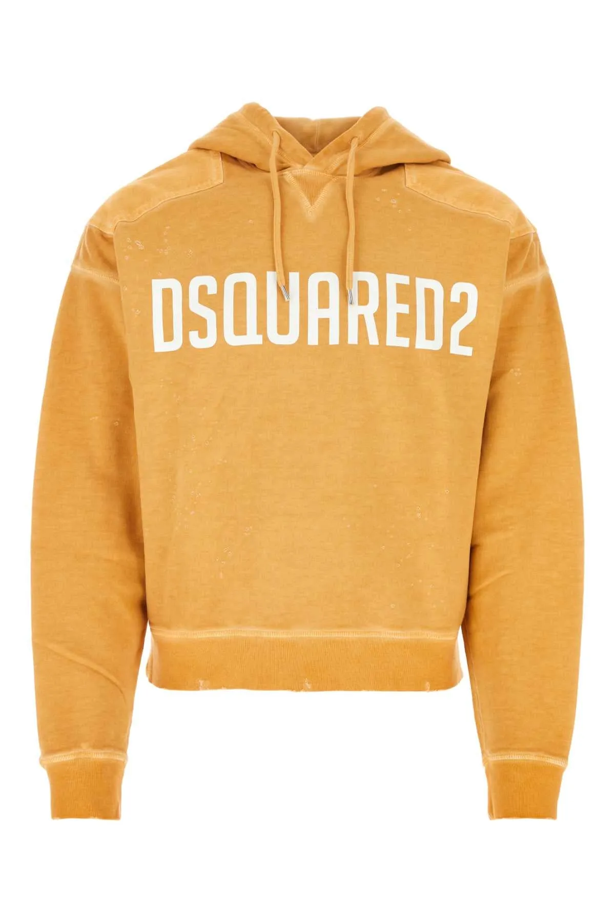 Dsquared Mustard Cotton Sweatshirt