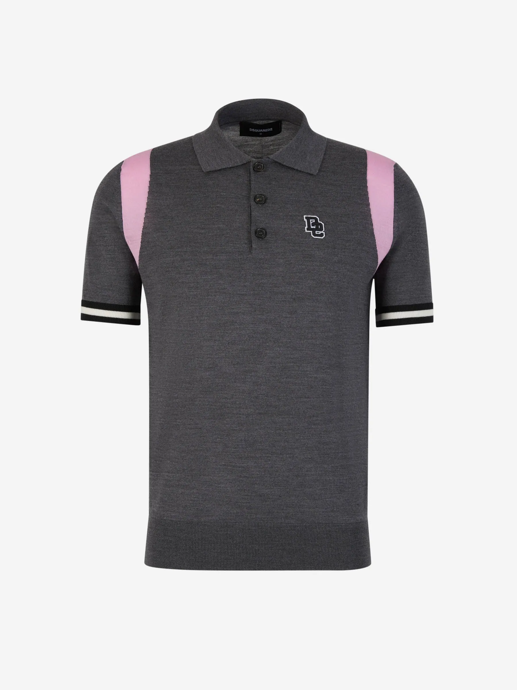 Dsquared2 Wool Knit Polo 