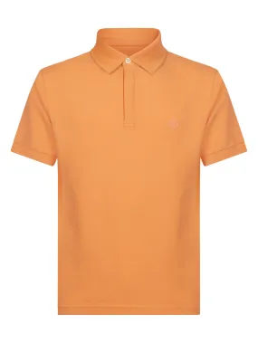 Eco Cotton Pique Stretch Polo Shirt - Tangerine