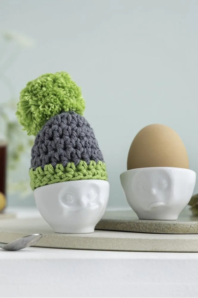 Egg Cup Hat Grey/Green    