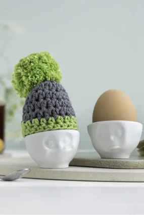 Egg Cup Hat Grey/Green    