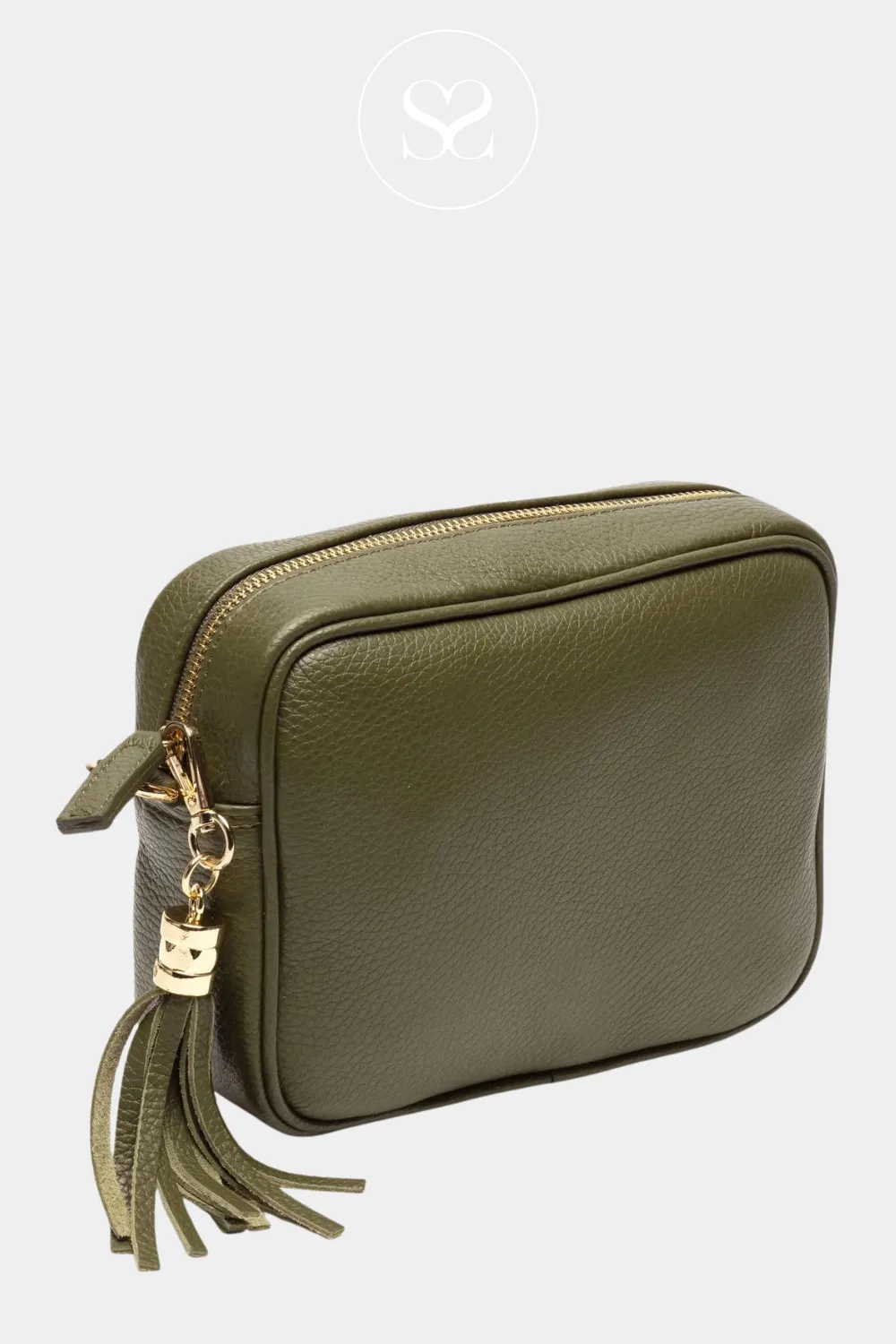 ELIE BEAUMONT - CROSSBODY BAG - OLIVE/KHAKI