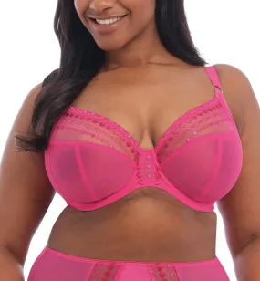 Banded Plunge Underwire Bra (8900) - Pink Kiss