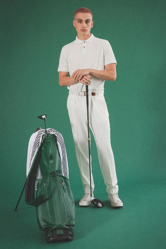 Elwood Washed Polo Vintage White