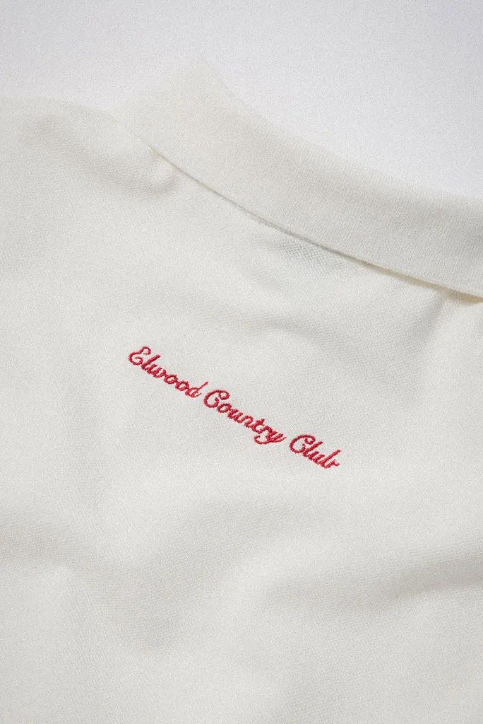 Elwood Washed Polo Vintage White