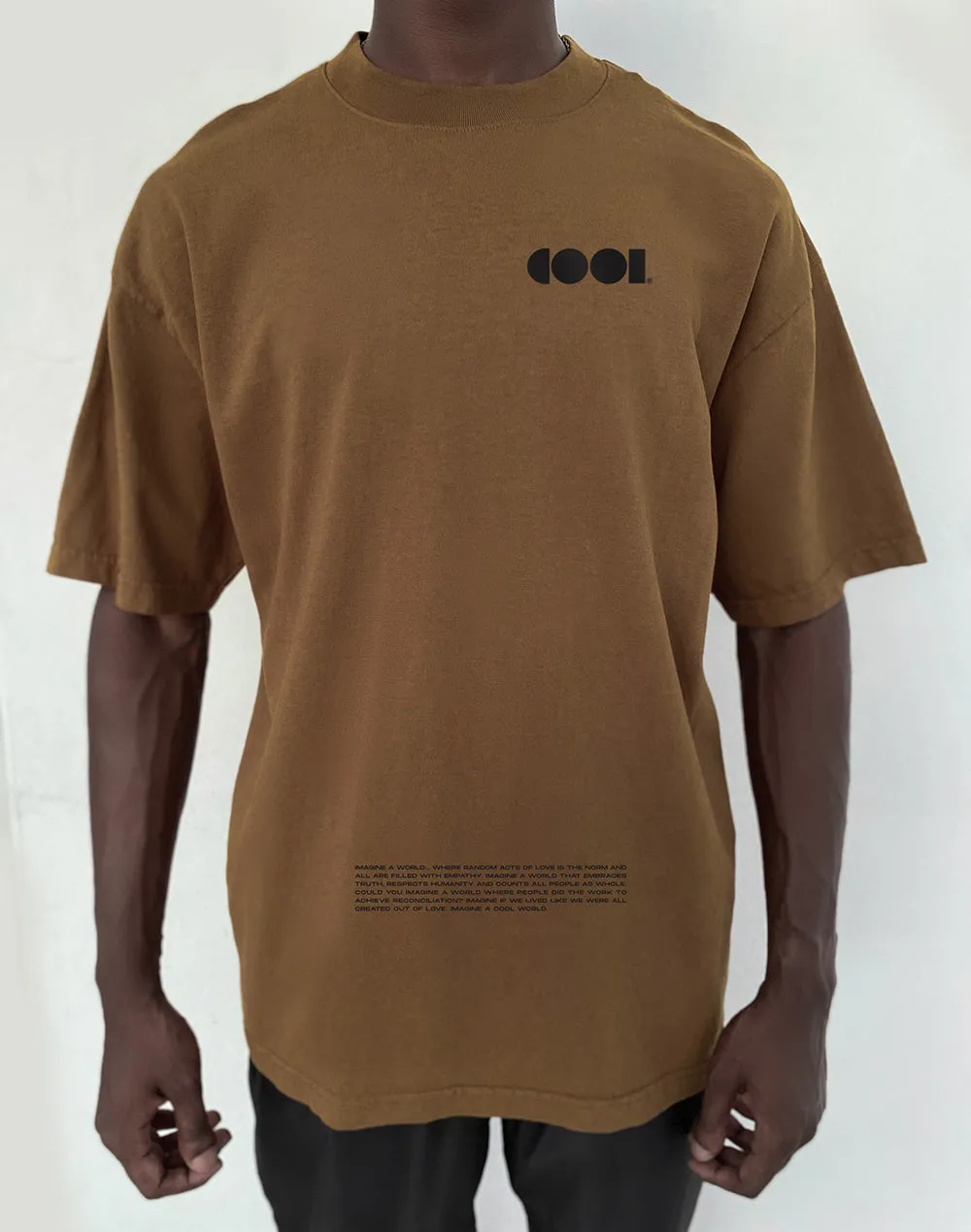 END RACISM DROP SHOULDER SHIRT mop