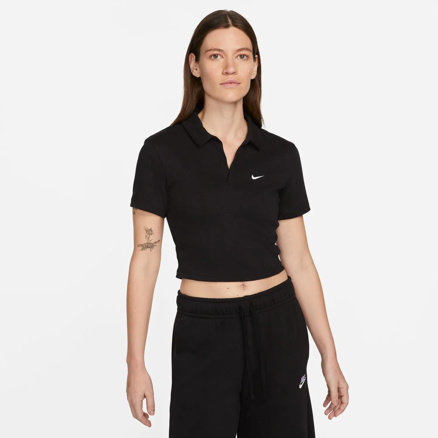 Essential Crop Polo - Womens