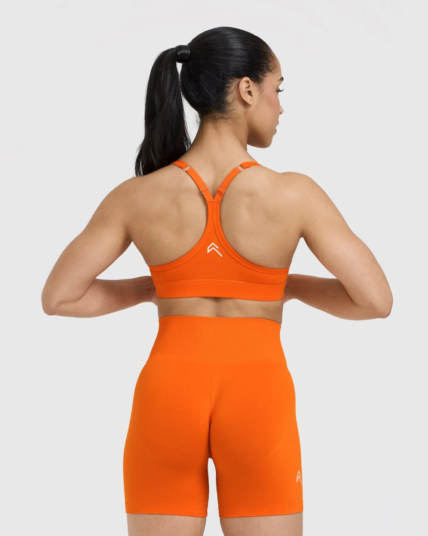 Flame Orange Daily Wear Sports Bra