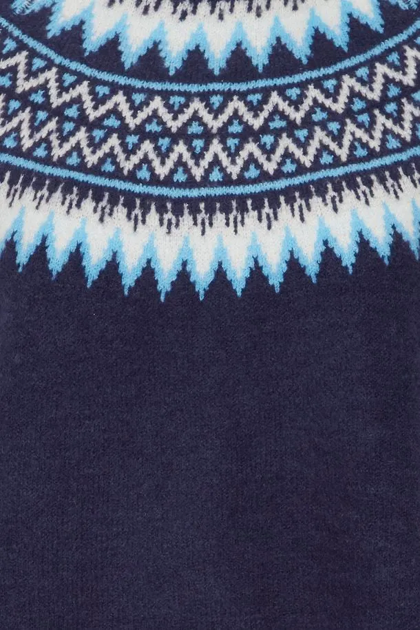 Fairisle Knit Sweater - Fransa