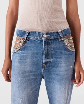 Falabella Hips Straight-Leg Jeans