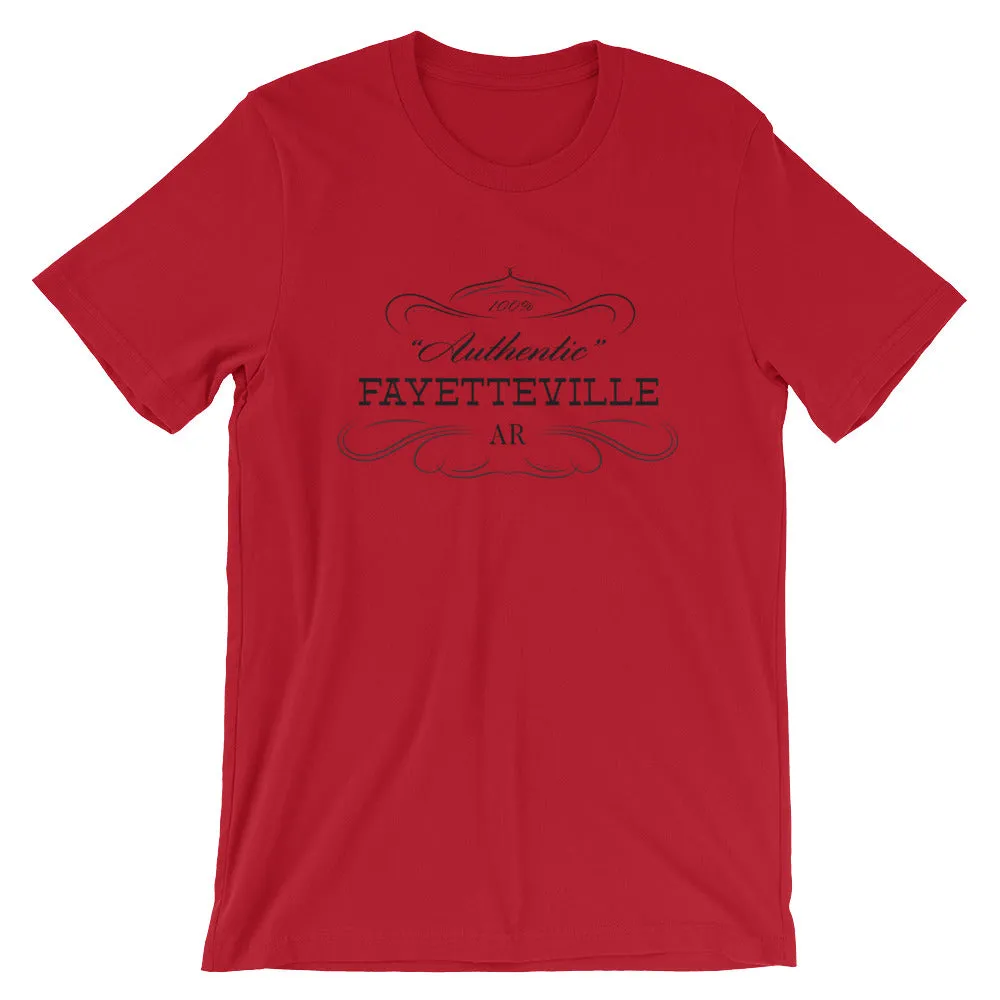 Fayetteville Arkansas Short-Sleeve T-Shirt Unisex Authentic