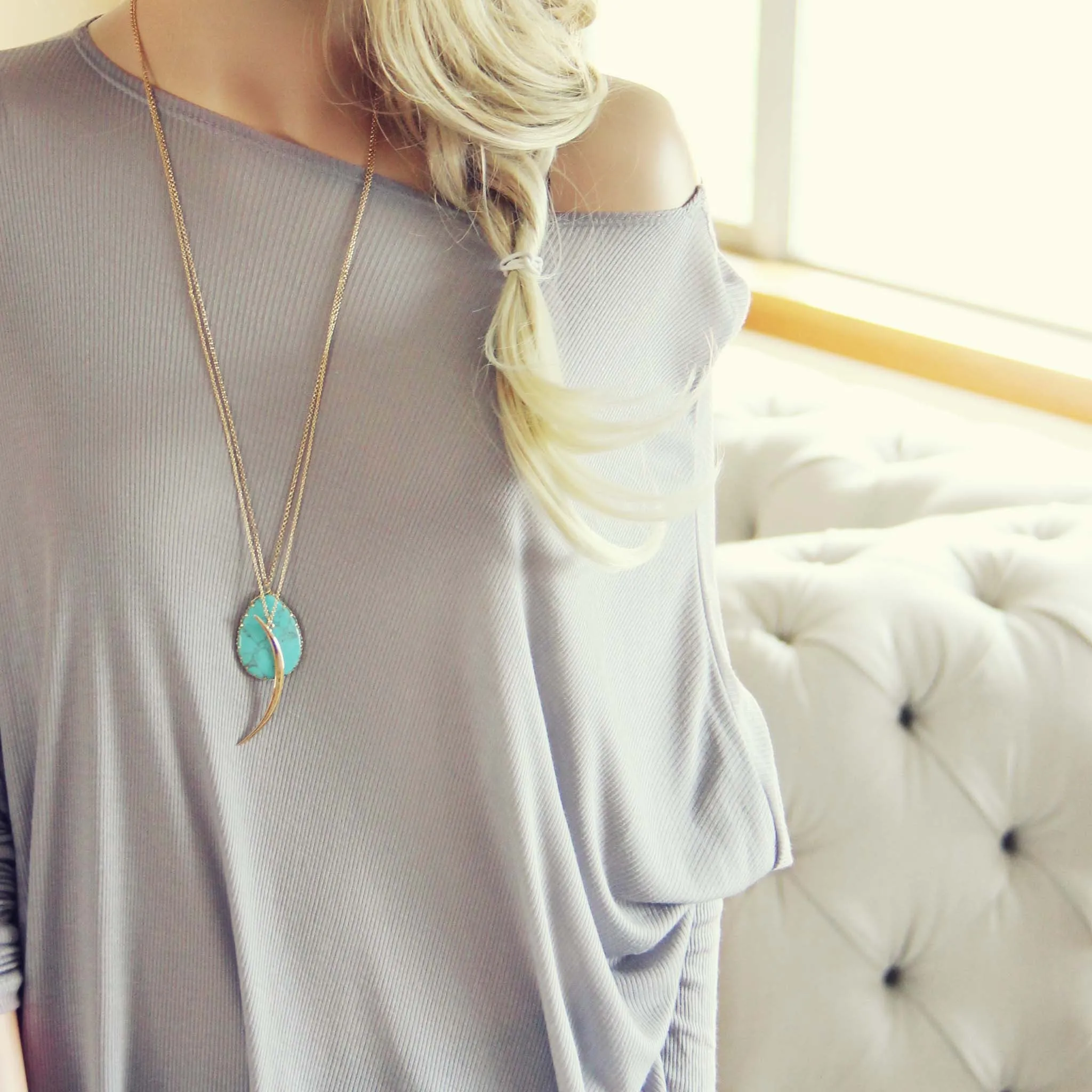 Feather Knit Tee