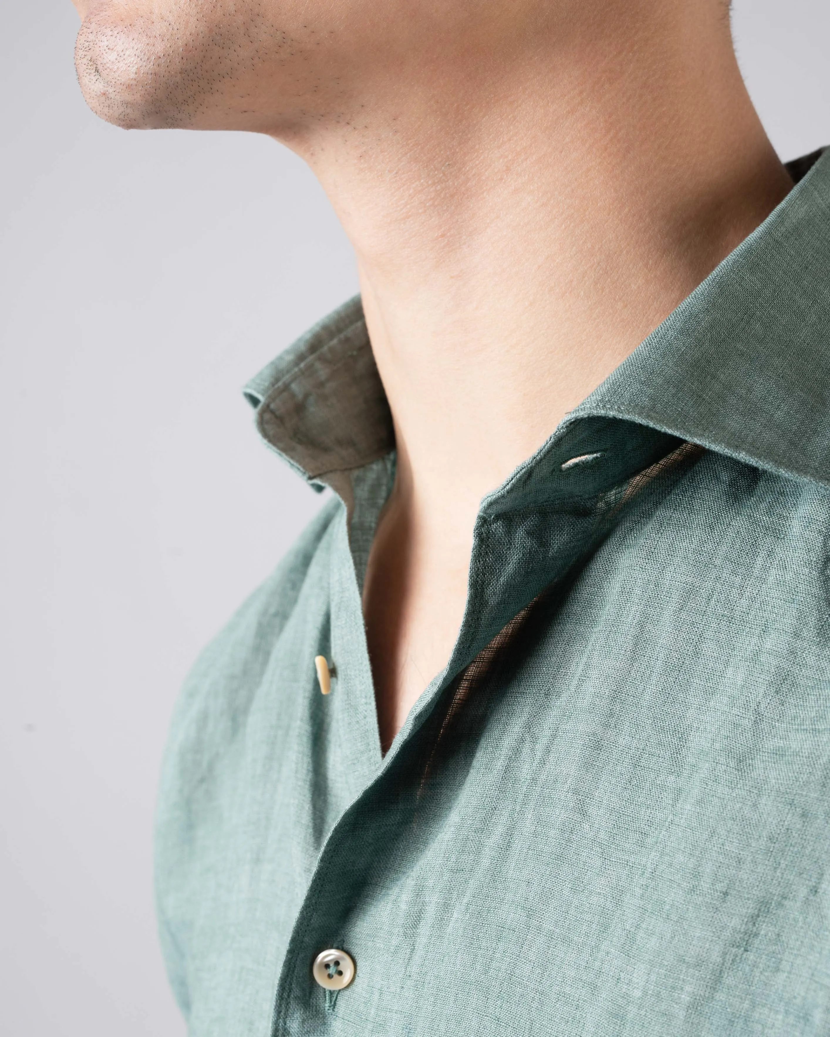 Tailored Linen Blouse