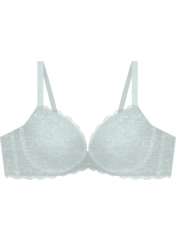 Floral Wire Demi Cup Bra