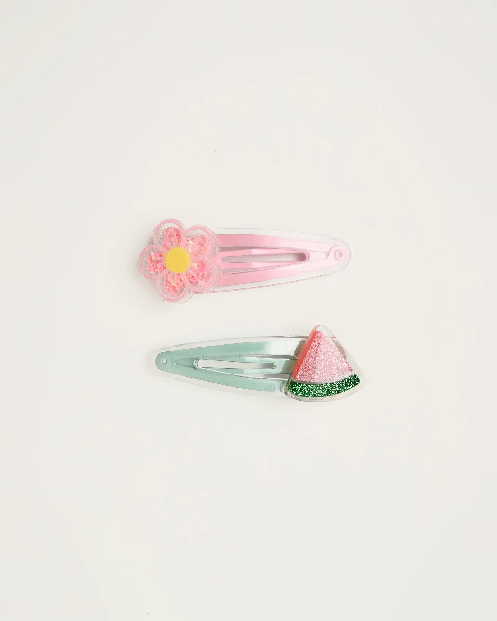 Floral Fruit Hair Clips Set