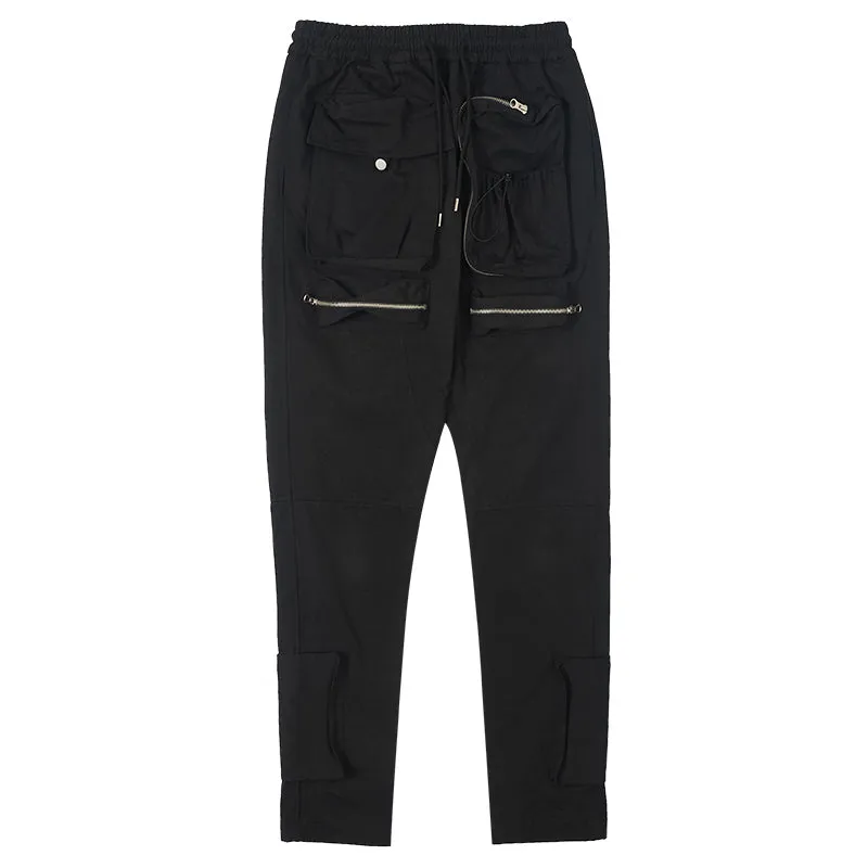 Front Pockets Military Trousers