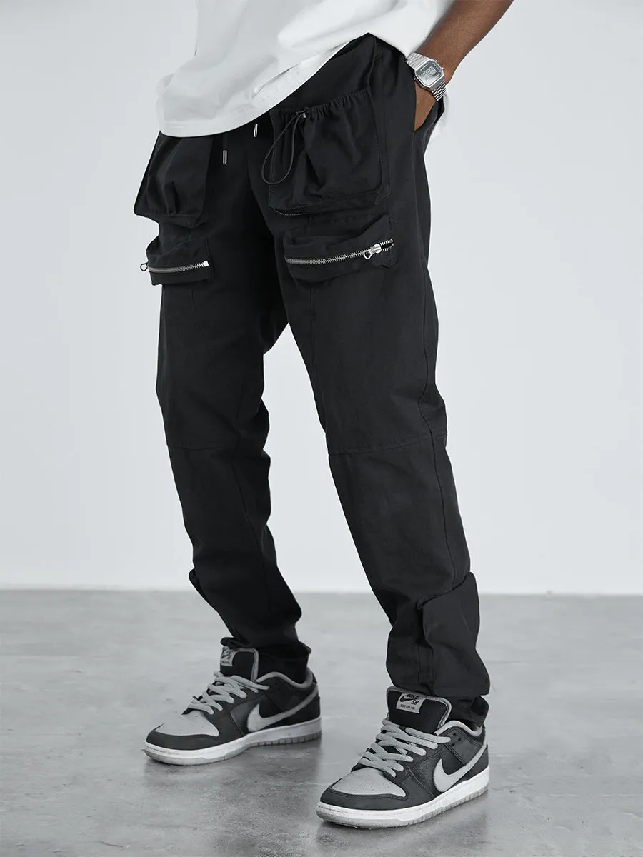 Front Pockets Military Trousers