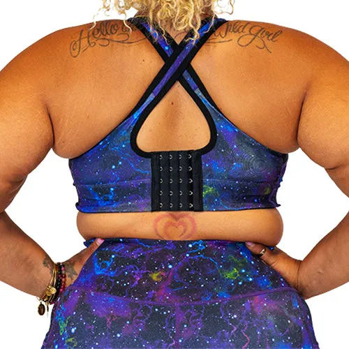 Front Zipper Bra | Galaxy