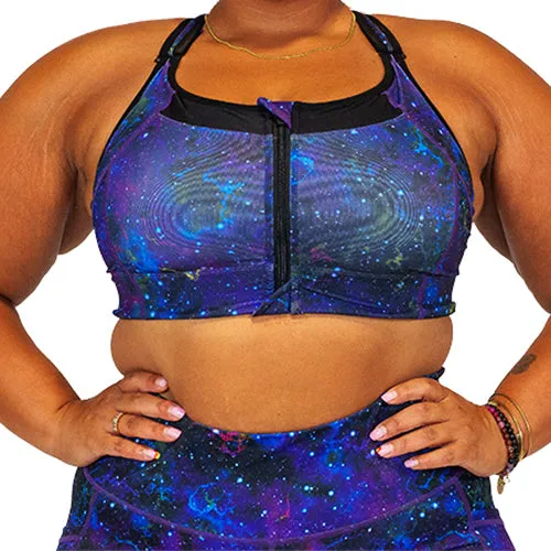 Front Zipper Bra | Galaxy