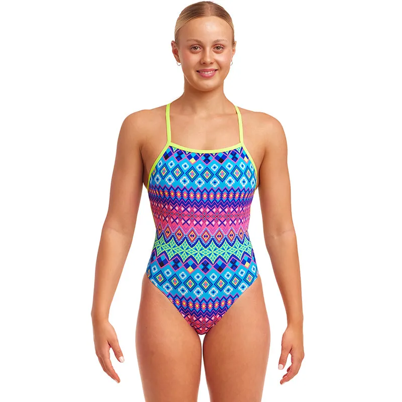 Funkita - Kris Kringle - Ladies Tie Me Tight One Piece