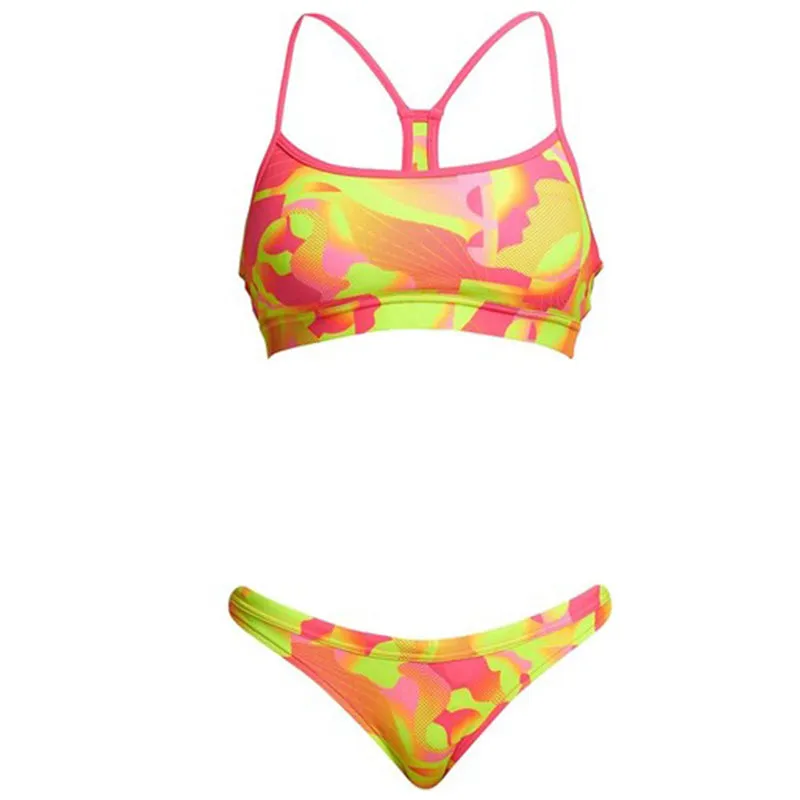 Funkita - Pinged Pink - Ladies Bikini Set Two Piece