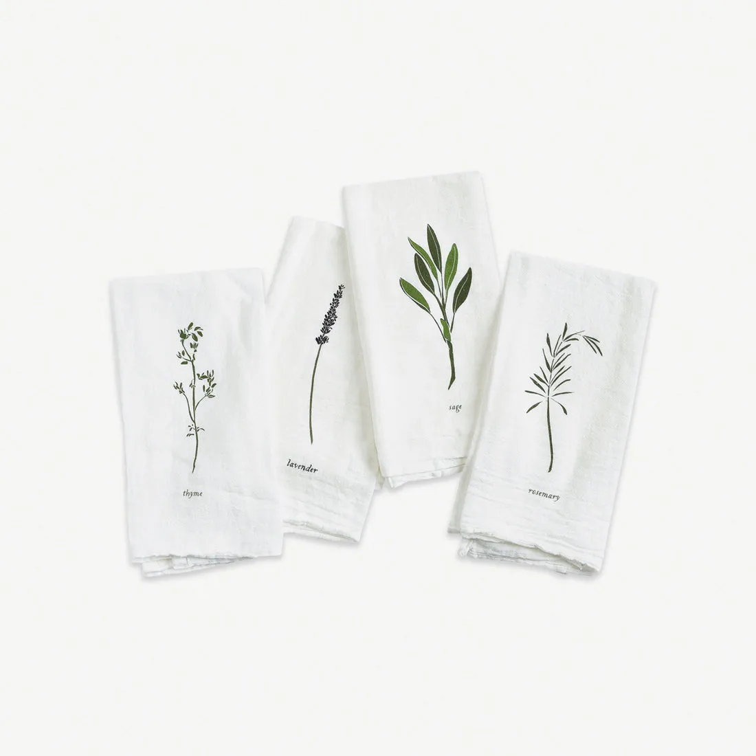 Garden Herbs Napkins/ Set of 4