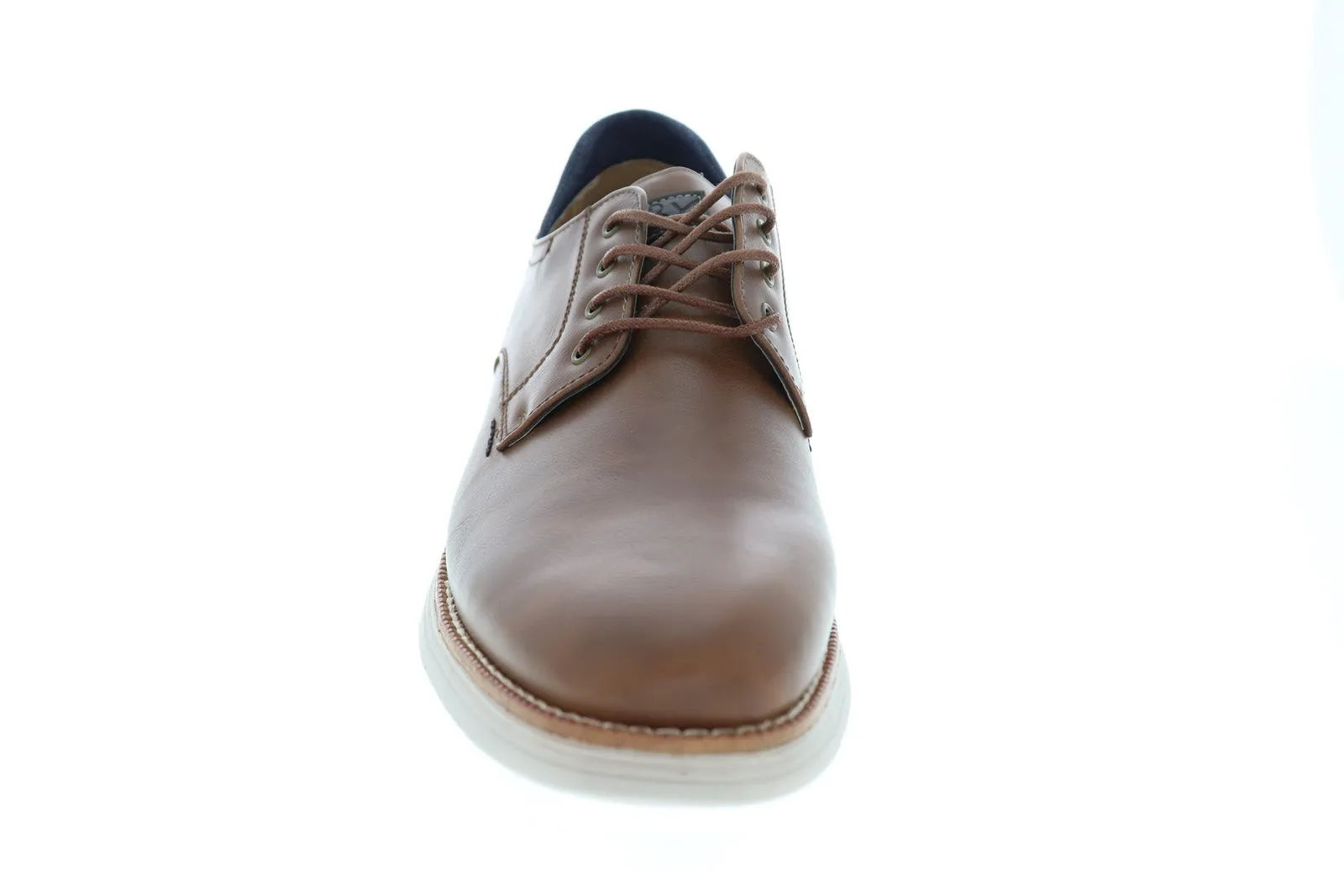 GBX Hatch 137804 Men's Brown Leather Lace-Up Oxfords with Plain Toe