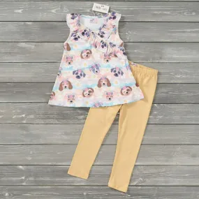 Girl 2 PC Short Sleeve Set