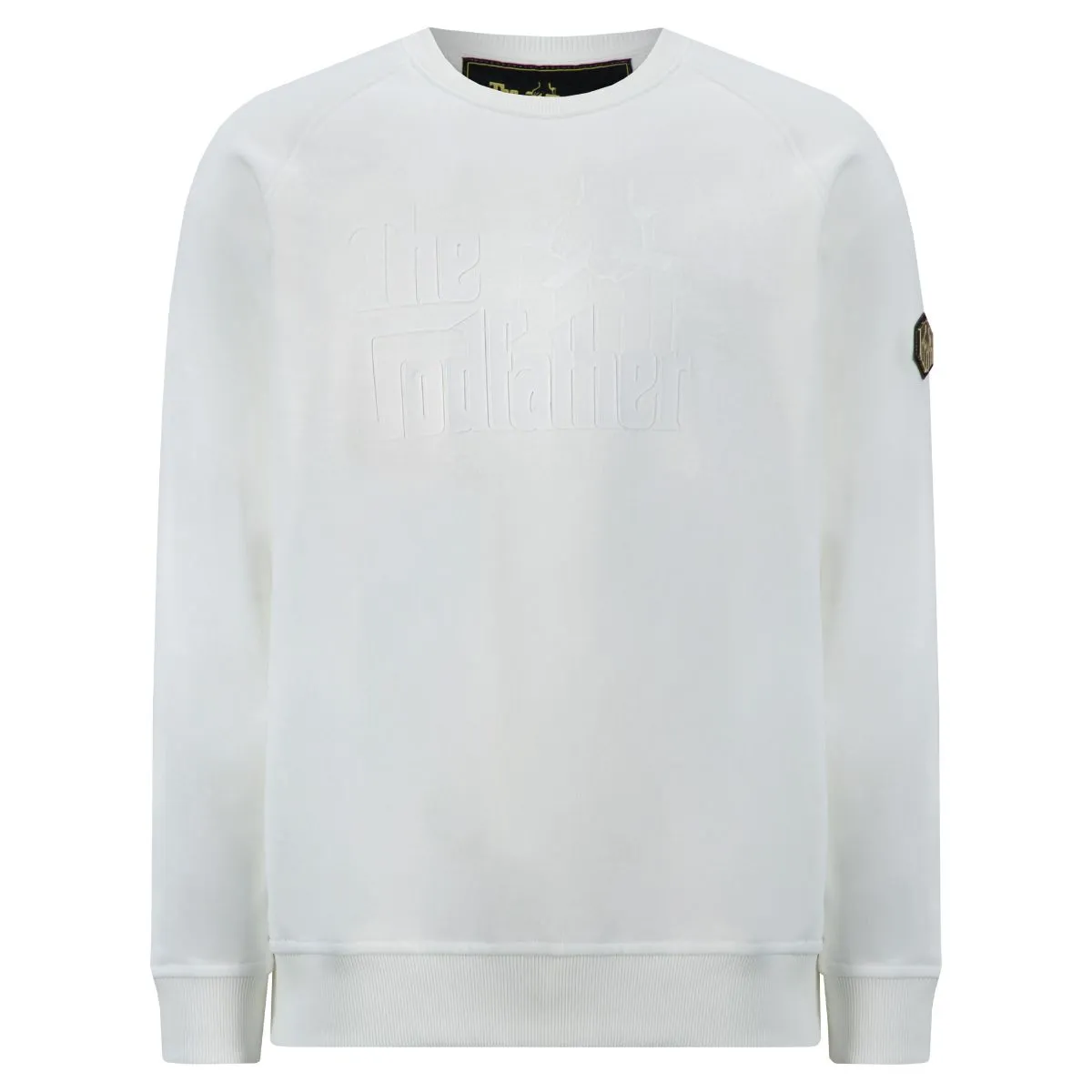 Godfather Unisex Raglan Sweatshirt - White