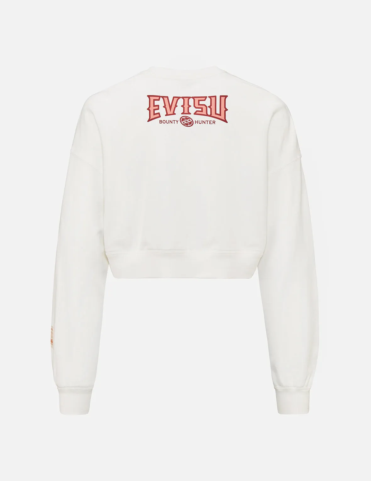 Godhead and Logo Print Cropped Sweatshirt