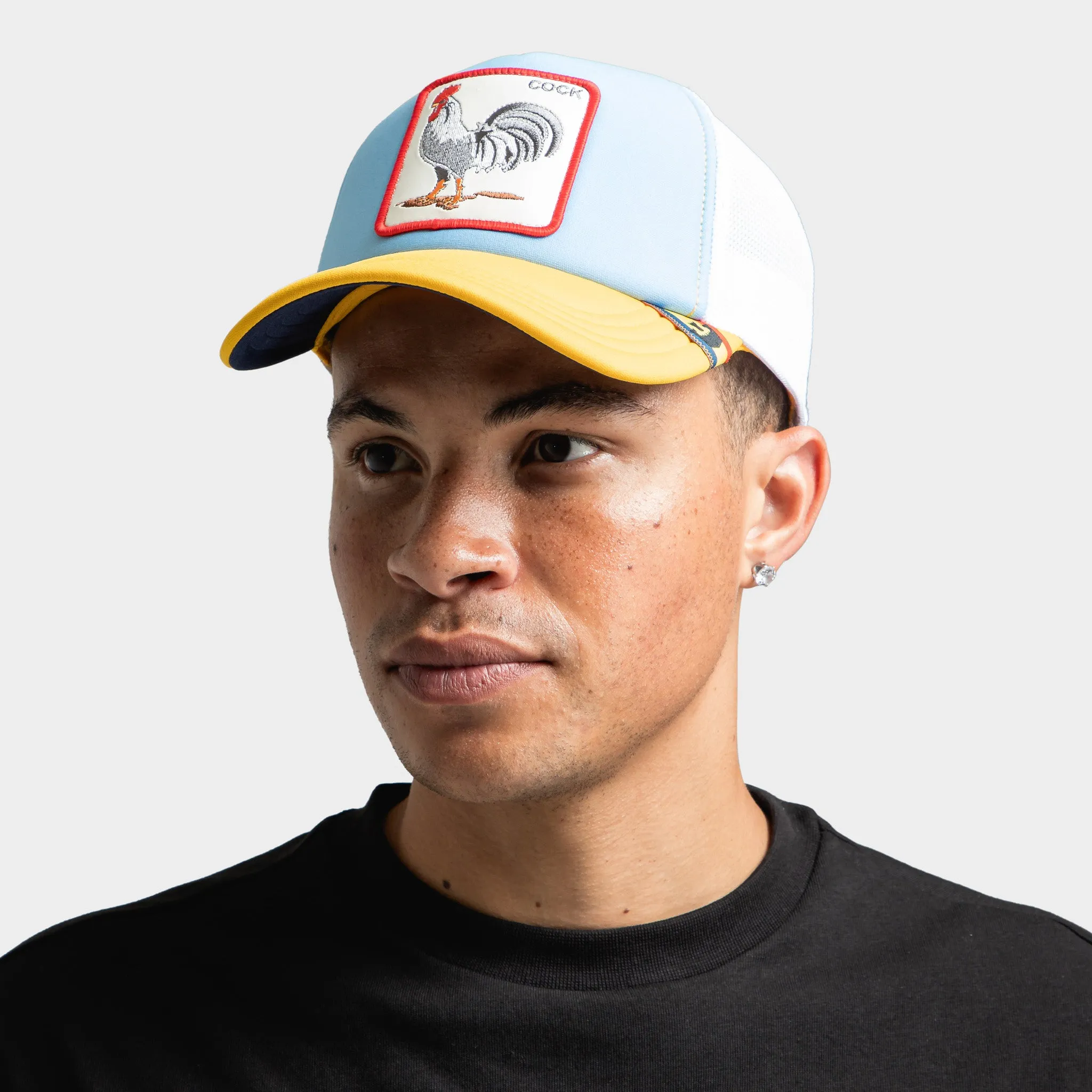 Goorin Bros The First Cock Trucker Hat / Blue