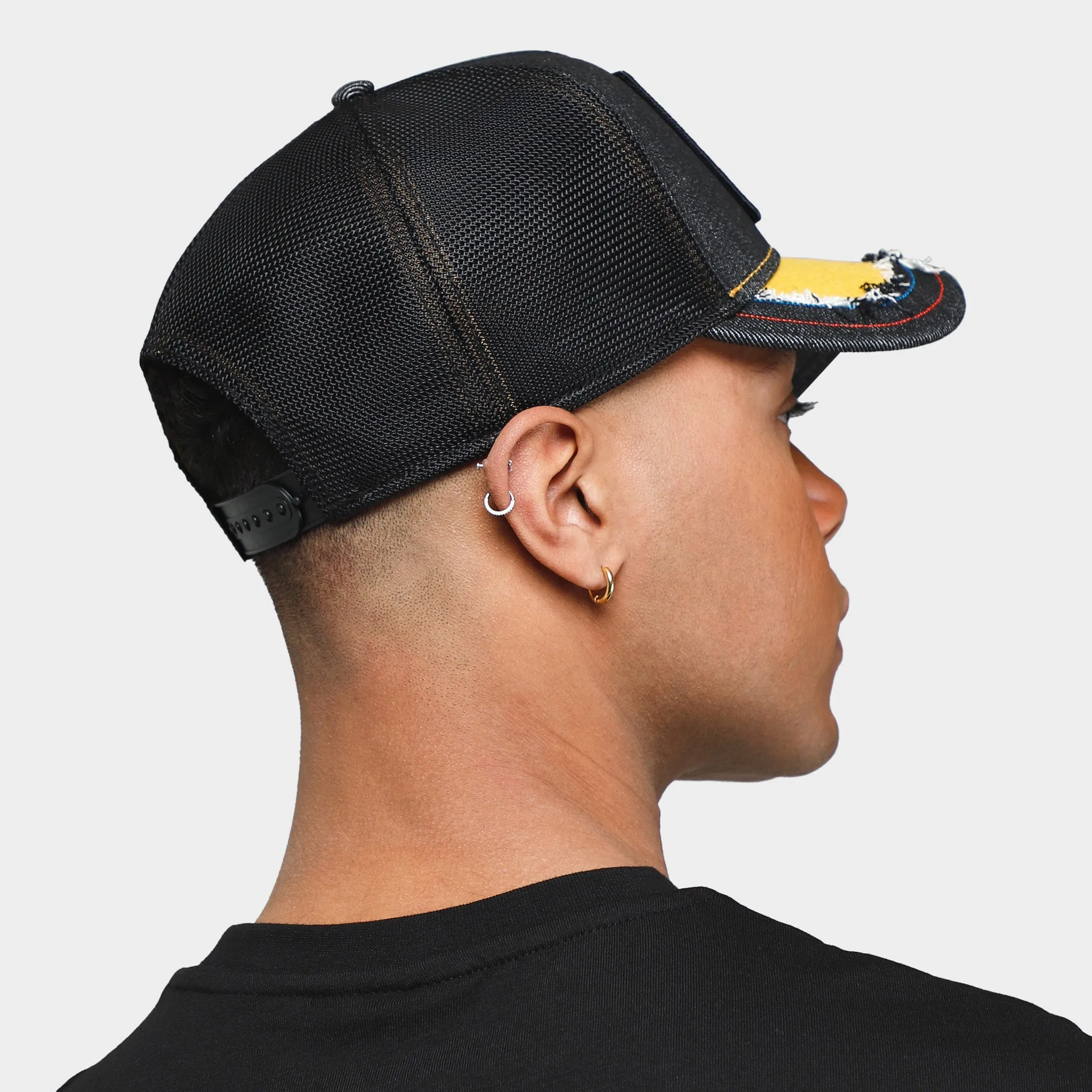 Goorin Bros. The Silky Cock Trucker Hat Black / Denim