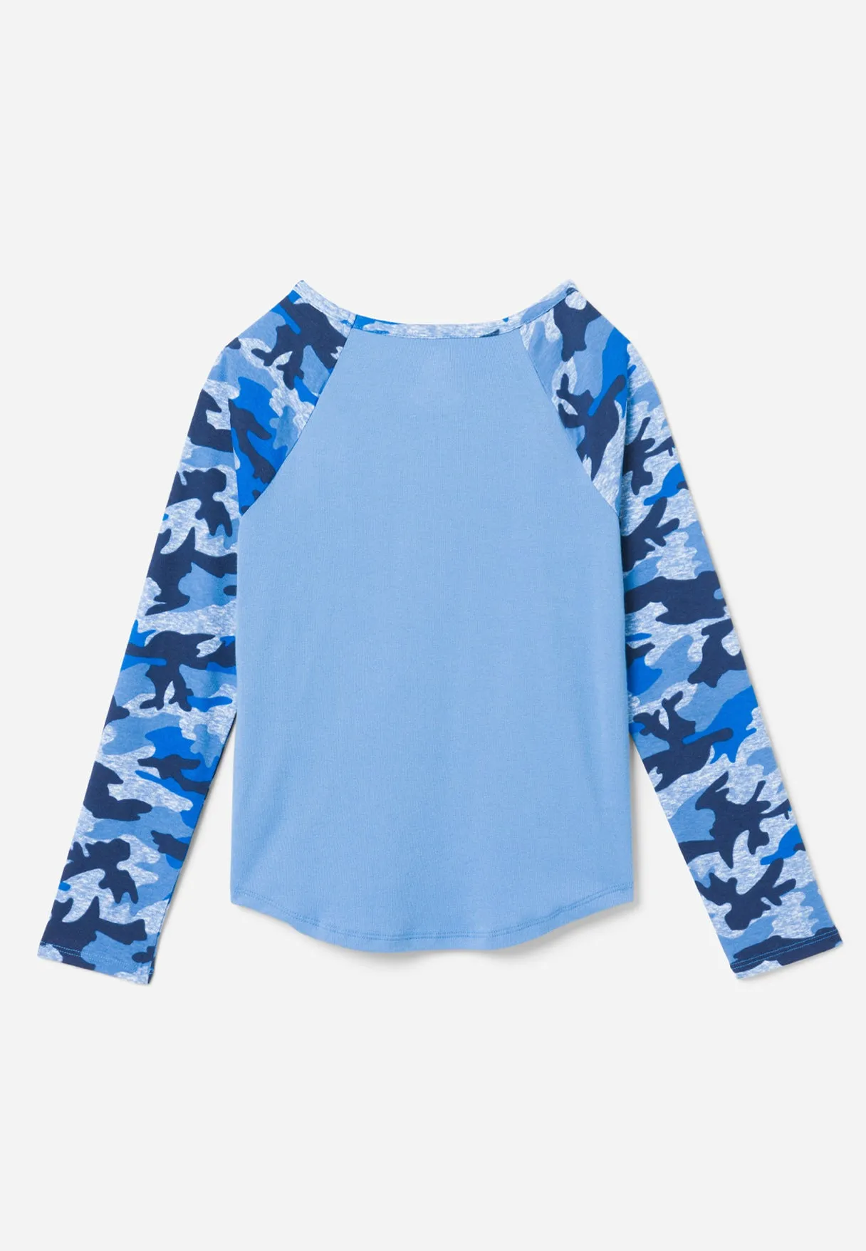 Raglan Sleeve T-Shirt with Graphic Print