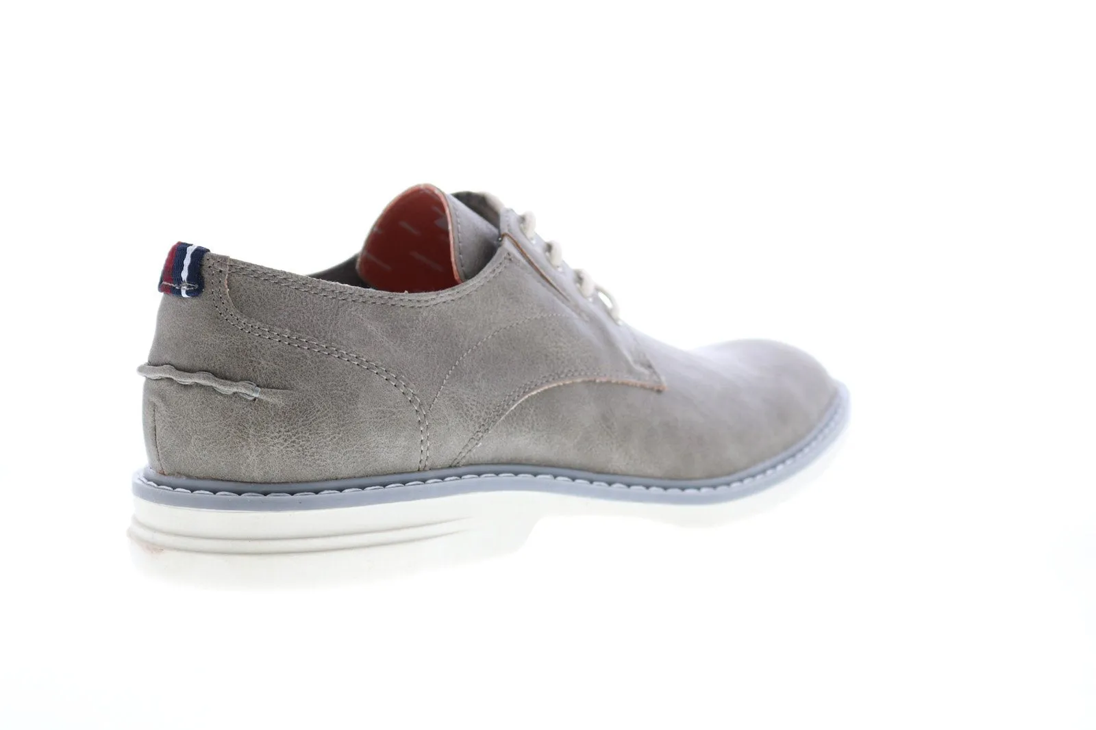 Gray Men's Plain Toe Derby Oxfords