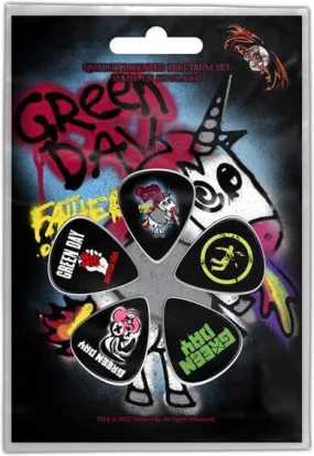 Green Day Guitar Pick Set Fathe