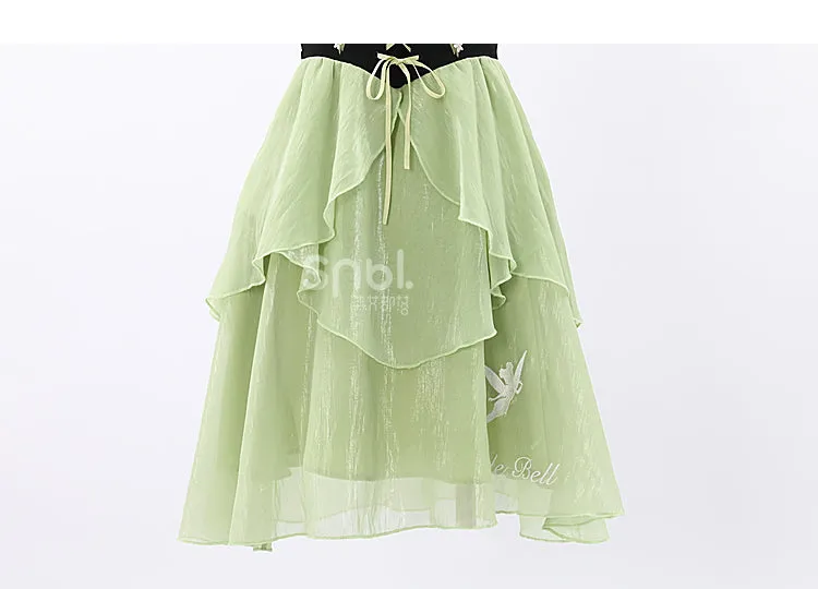 Green Spring Flower Girl Dress Outdoor Wedding Party ON622.