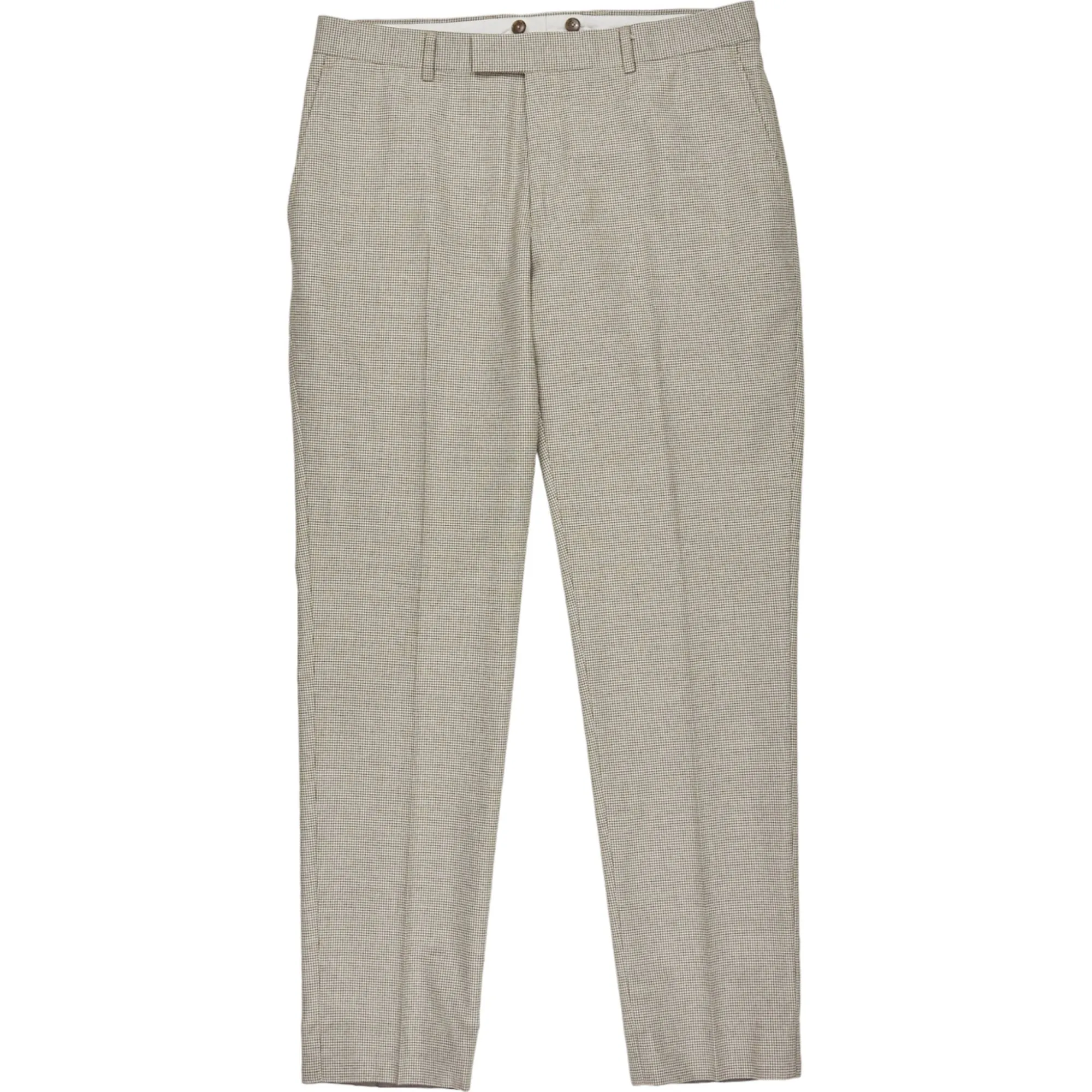 Guabello Grey Checkered Trousers