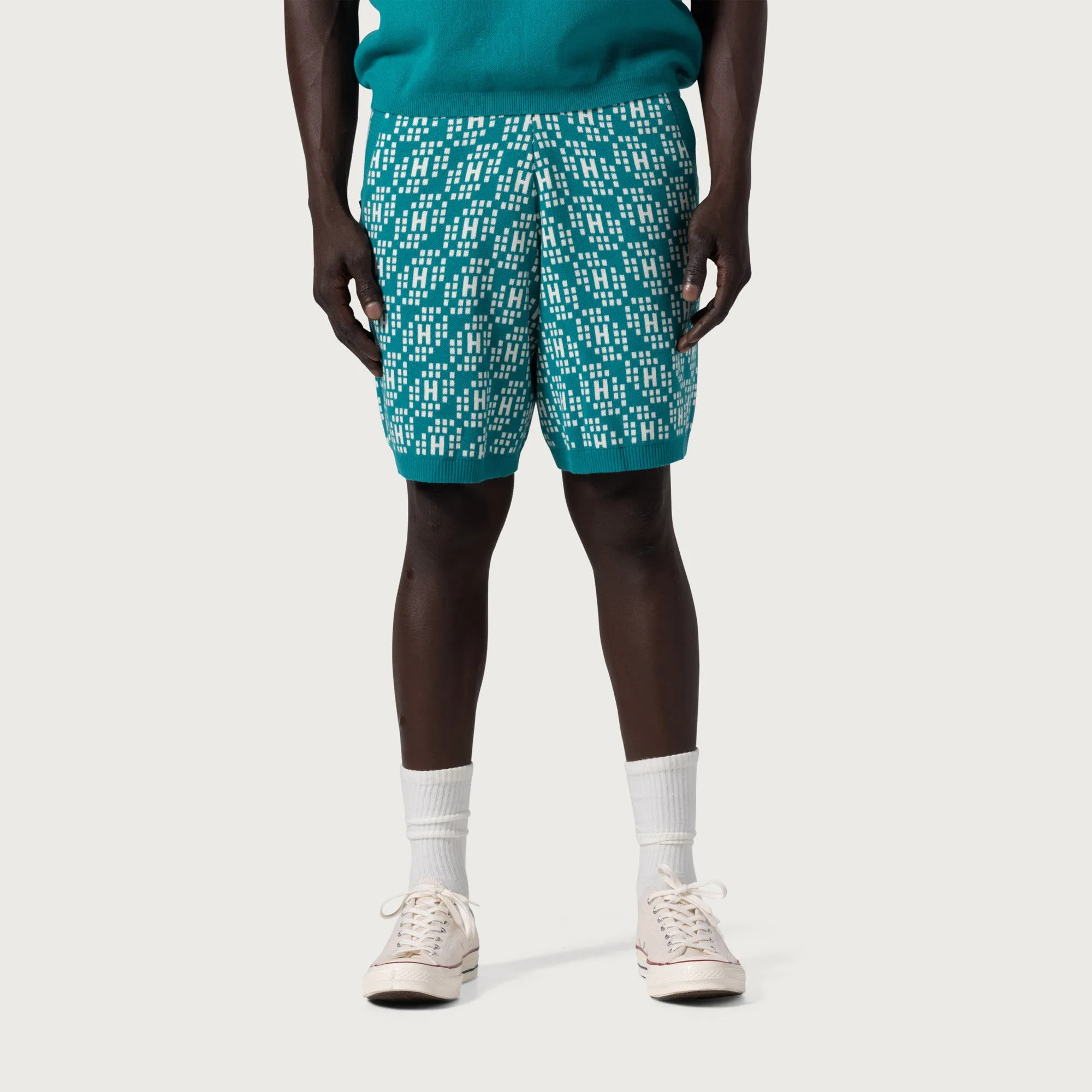 H Knit Short - Teal