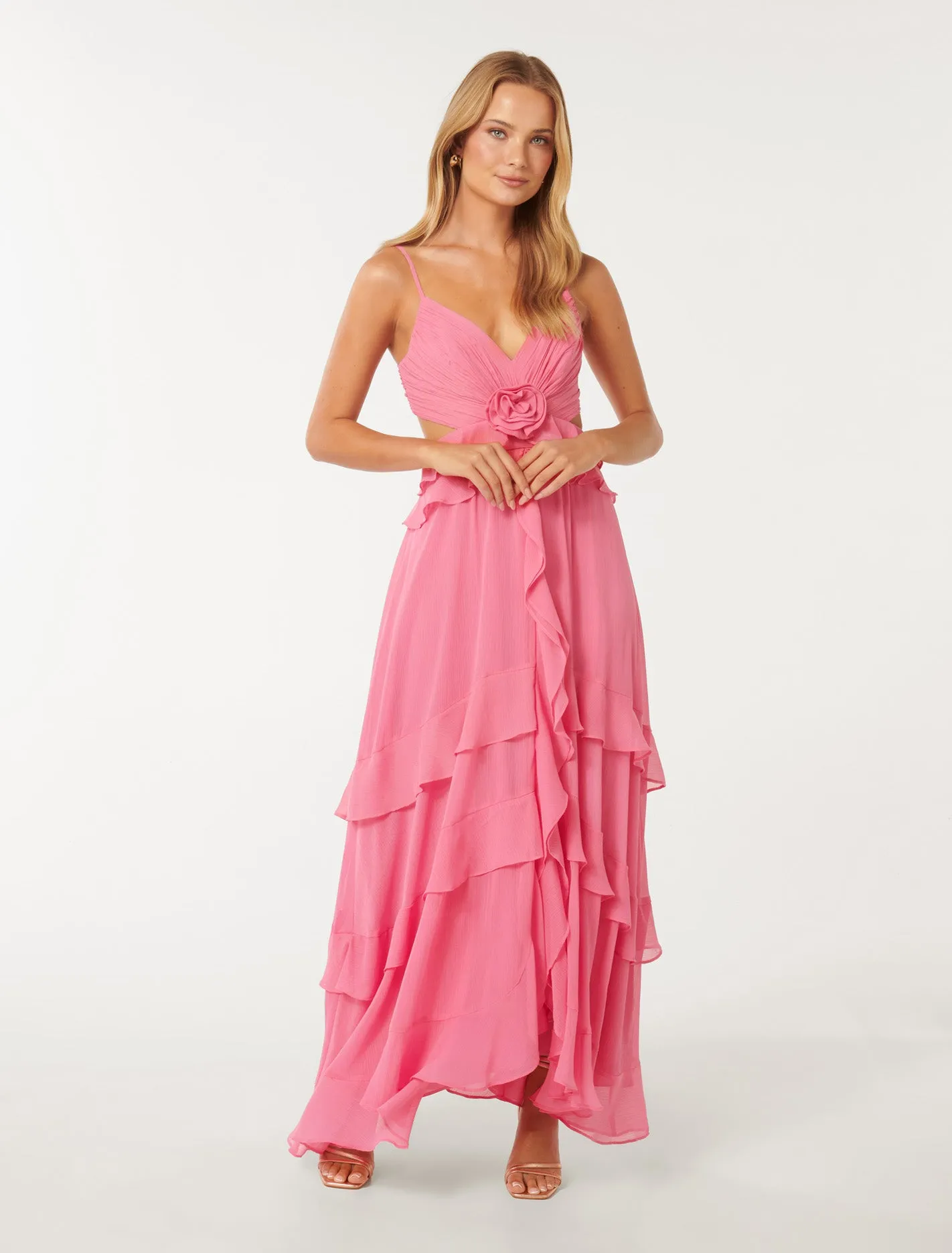 Harper Ruffle Maxi Dress