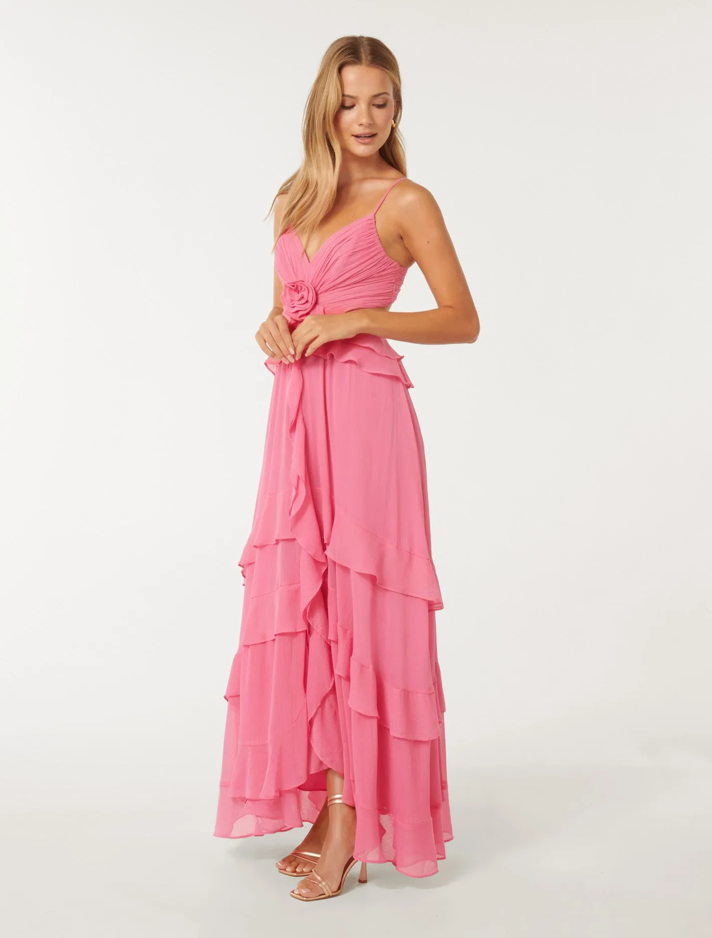 Harper Ruffle Maxi Dress