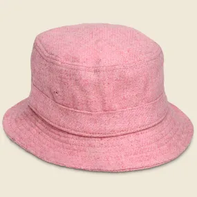 Harris Tweed Bucket Hat - Pink