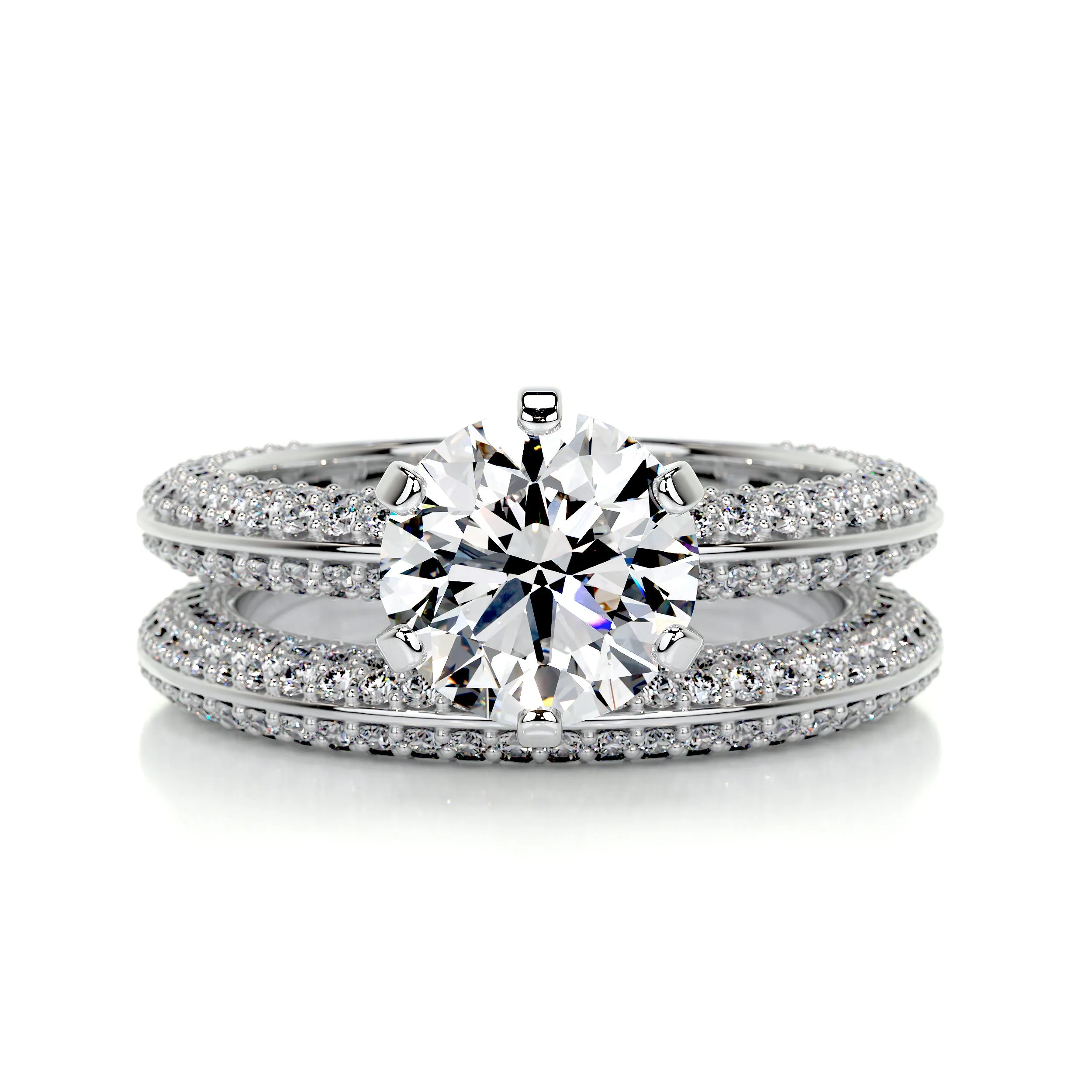 Haven Diamond Bridal Set -14K White Gold