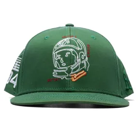 Helmet Track Snapback Hat Garden Green